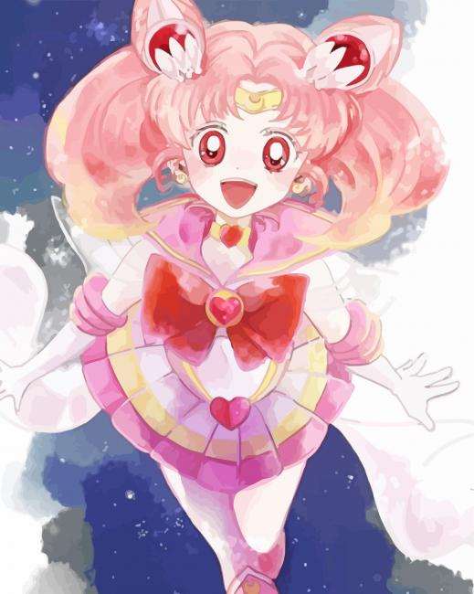 Cute Chibiusa paint by number
