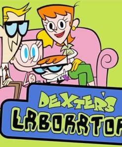 Dexters Laboratory Family paint by number
