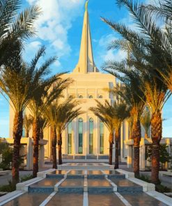 Gilbert Arizona Temple paint by number