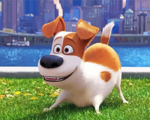 Max The Secret Life Of Pets paint by number