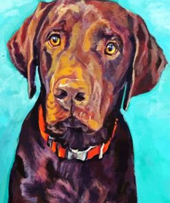 Pastel Dog Portrait paint by number