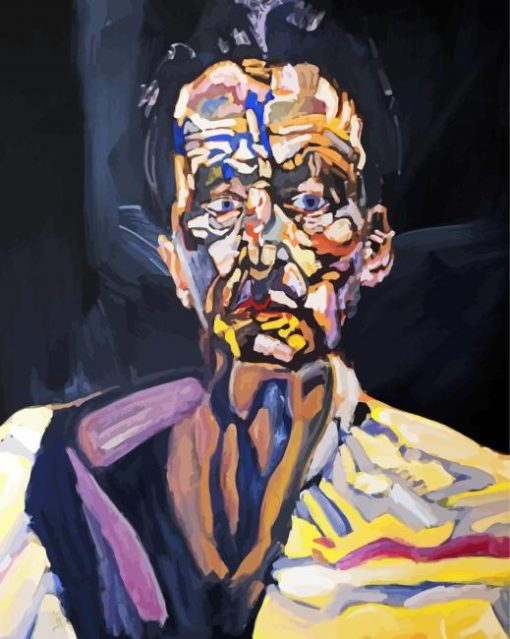 Portrait By Lucian Freud paint by number