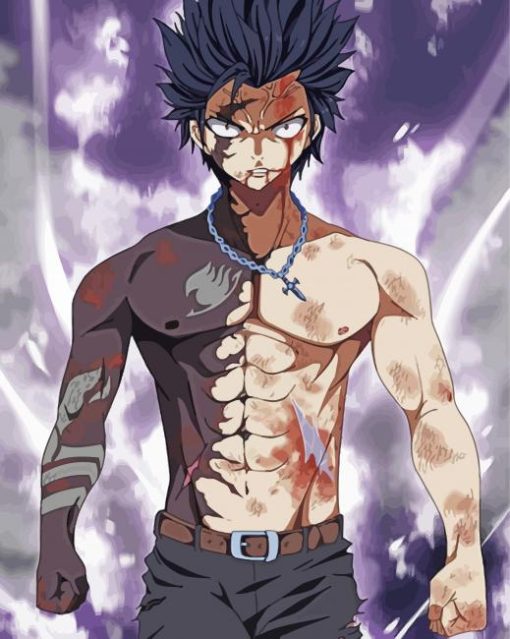 Powerful Gray Fullbuster paint by number