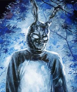 Scary Donnie Darko paint by number