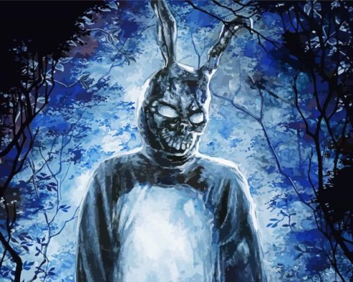 Scary Donnie Darko paint by number