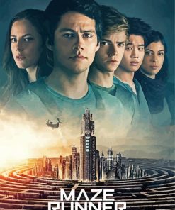The Maze Runner Movie Poster paint by number