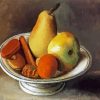 Vintage Fruit In Bowl paint by number