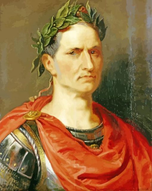 Vintage Julius Caesar paint by number