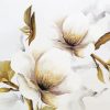 White Contemporaries Flowers paint by number