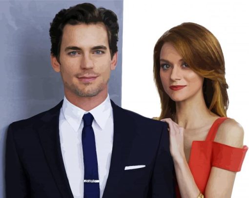 White Collar Characters paint by number