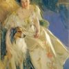 Woman And Dog Zorn paint by number