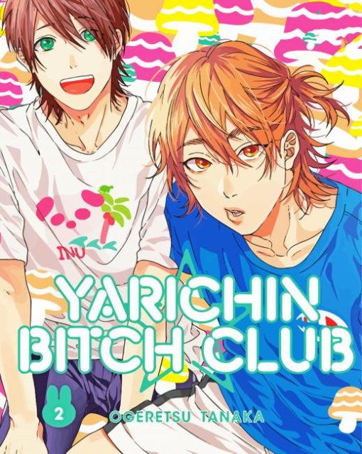 Yarichin Bitch Club Anime Poster paint by number
