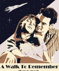 A Walk To Remember Poster Art paint by number