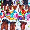 African Curvy Women paint by number