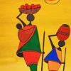 African Abstract People paint by number