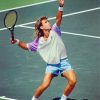 American Tennis Player Andre Agassi paint by number
