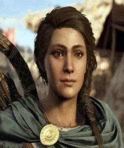 Assassins Creed kassandra Character paint by number