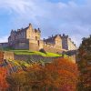 Autumn In Edinburgh Castle paint by number