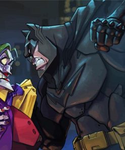 Batman And Joker Art paint by number