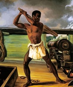 Black Male Slave paint by number