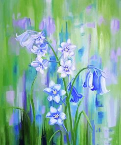 Bluebells paint by number