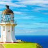 Cape Reirga New Zealand Lighthouse paint by number