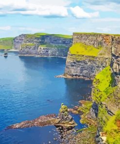 Cliff Of Moher Landscape paint by number