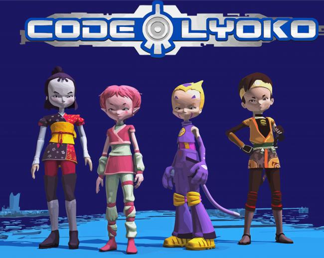Code Lyoko Science Fiction Animation paint by number