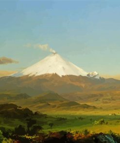 Cotopaxi By Frederic Edwin Church paint by number