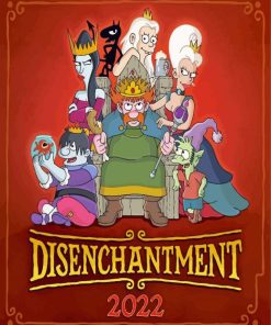 Disenchantment Animation Poster paint by number