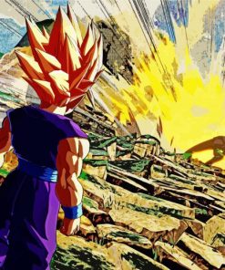 Dragon Ball X Game paint by number