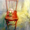 Flowers Vase On Chair paint by number