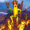 Fortnite Banana King paint by number