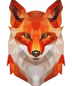 Fox Abstract paint by number