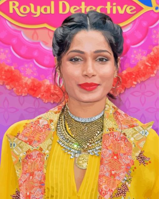 Freida Pinto Indian Actress paint by number