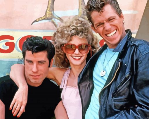 Grease Illustration paint by number