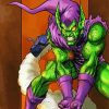 Green Goblin Illustration Art paint by number