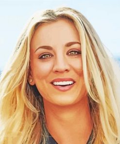 Kaley Cuoco paint by number