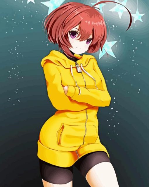 Linne Anime Girl paint by number