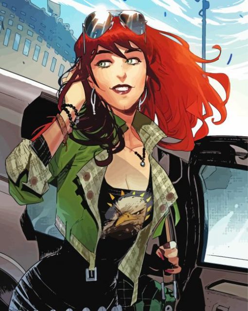 Mary Jane Watson paint by number