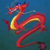 Mushu Dragon paint by number