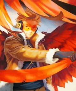 My Hero Academia Hawks Art paint by number