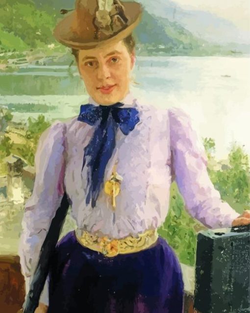 Natalia Nordmann By Ilya Repin paint by number