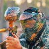 Paintball paint by number