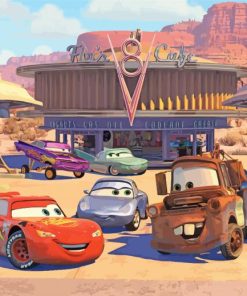 Pixar Cars paint by number