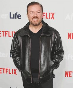 Ricky Gervais paint by number