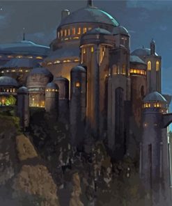 Star Wars Naboo Castle paint by number