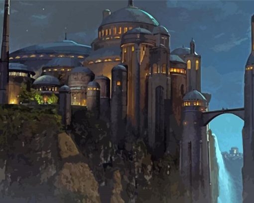 Star Wars Naboo Castle paint by number