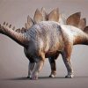 Stegosaurus Dinosaur Art paint by number