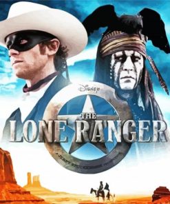 The Lone Ranger paint by number